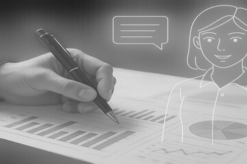 Business Analysis and Digital Communication with Virtual Assistant