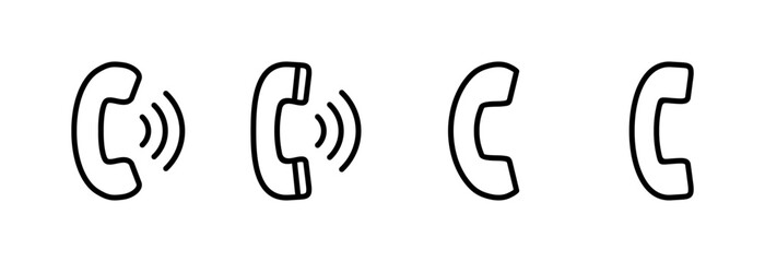 Fototapeta premium Call icon vector illustration. telephone sign and symbol. phone icon. contact us