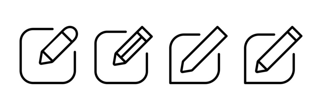 Edit icon vector illustration. edit document sign and symbol. edit text icon. pencil. sign up