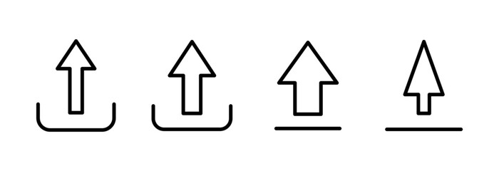 Upload icon vector illustration. load data sign and symbol