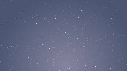 Fototapeta premium Winter freeze motion of white snow coming down, isolated on black background. Blurred snowfall texture overlay.