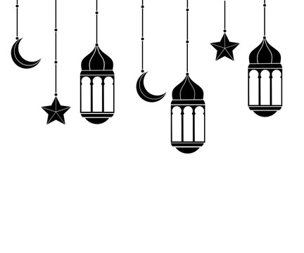 Islamic event sillhouette background,moslem event celebration design template,ramadhan kareem design backdrop,ied mubarak silhouette background poster  adn banner