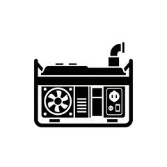 Powerful portable generator for emergency backup power, providing reliable electricity during outages and outdoor events, originally a scalable vector graphic