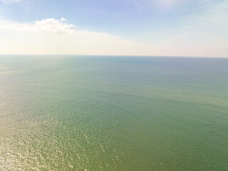 Aerial View sea waves surface nature background