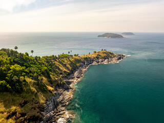 Top view seashore waves nature background,Amazing waves crashing on rocks seascape view