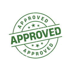 Approved Stamp. Approved Vector Sign