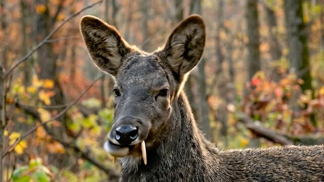 한국,사향노루,동물,노루,멸종위기동물,Korea, civet roe deer, animals, roe deer, endangered animals