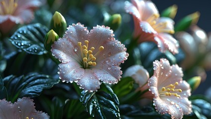 Dianthus Flower highlights refined Beauty Flowers allure with vivid petals, soft light, and a serene floral atmosphere that enriches gentle quiet elegance