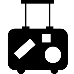 travel suitcase icon