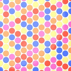 背景素材_タイル_丸_カラフル