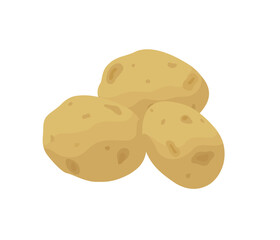 じゃがいも,フラットイラスト