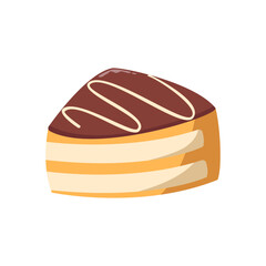 cake element object for design, cute style with soft color