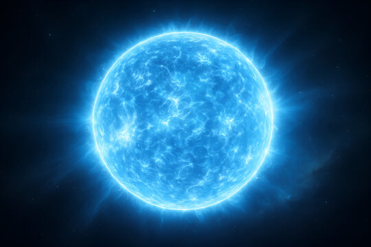 Shining Rigel in Space out of nowhere