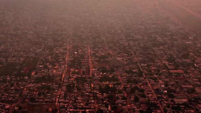 Monterrey Skyline & Torre Obispado Covered in Heavy Smog