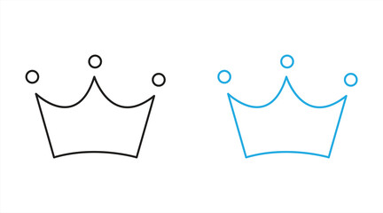 Crown icon Vector illustration graphics