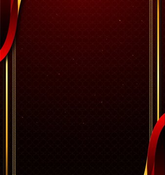 red gradient background with gold pattern