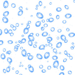 Abstract Light Blue Geometric Shape Illustration on White Background for Modern Design