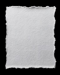 Realistic Torn Paper Texture with Rough Edges for Creative Graphic Design Background