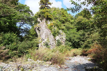 鳥取県　大神山神社　奥宮へ続く途中の金門