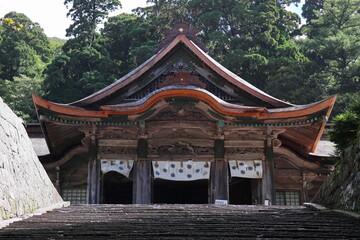 Fototapeta premium 鳥取県 大神山神社 奥宮