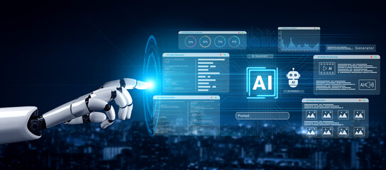 AI integrating media, code, and image generation tools into a unified dashboard for creative automation and data-driven productivity Parse