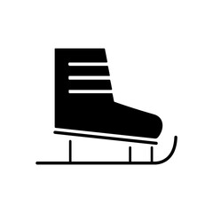 Ice Skate  icon or logo isolated sign symbol vector illustration - high quality black style vector icons