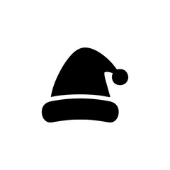 Santa Hat  icon or logo isolated sign symbol vector illustration - high quality black style vector icons