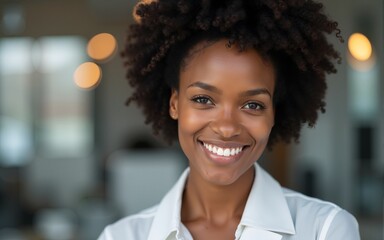 Corporate job, portrait and a black woman in the office for business or project management. Work, career and an African employee or female worker in the workplace for professional confidence