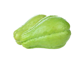 Chayote on white background, transparent png