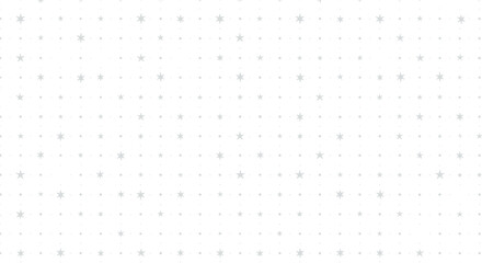 Very subtle seamless minimalist pattern with light grey stars and dots on a white background for a clean and modern design.