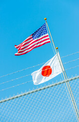 星条旗と日の丸