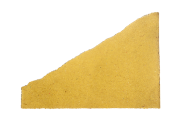 piece of torn paper isolated on transparent background