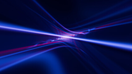 Blue purple abstract futuristic digital technology background 4k artificial intelligence, cyber data backdrop