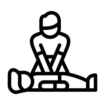 cpr icon line