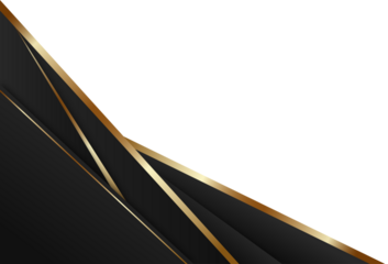 Elegant Black and Gold Abstract Geometric Background