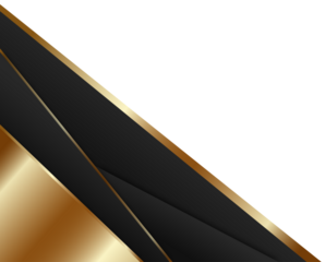 Abstract Gold and Black Geometric Design