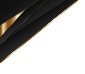 Elegant Black & Gold Geometric Abstract Background