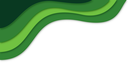 Green Wavy Layers: Abstract Background
