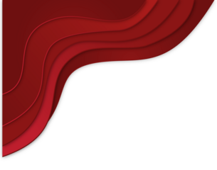Abstract Burgundy Waves on White Background