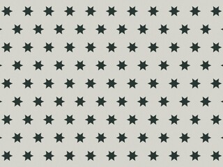 Star pattern in dark green over a light background.