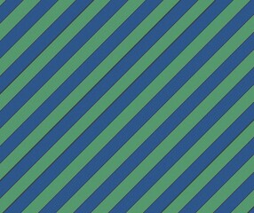 Blue and green diagonal stripes pattern, simple and clean.