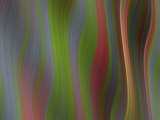 An abstract background with flowing green, red, and gray lines.