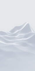 Obraz premium Abstract White Snow Mountain Range 