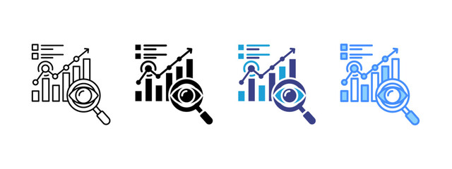 Transparency icon set multiple style collection