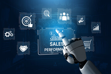 AI tracks digital sales performance with smart analytics, performance dashboards, and forecasting...