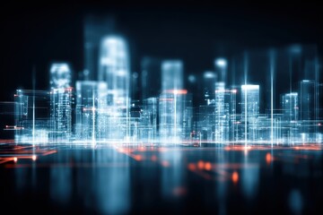 A complete serene city built on ethical computing where worldwide citizens mindfully scan actions through trust and value