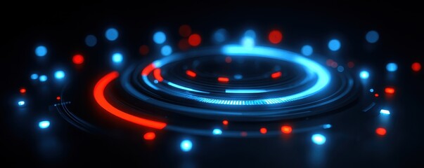 An intelligent interface chamber displaying visual rings of complexity where scientists use calm interaction to isolate a critical program issue for detailed review