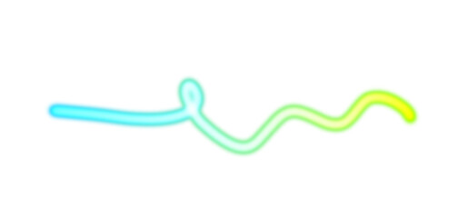 Abstract glowing neon horizontal lines flow futuristic concept transparent background 