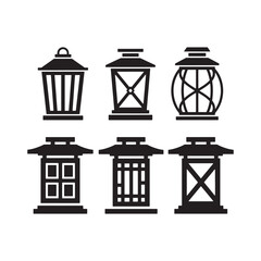 Nine Lantern Icons: A Mix of Classic and Modern Styles for Outdoor Lighting Displays