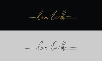 Handwriting logo signature logo Photography logo Design template